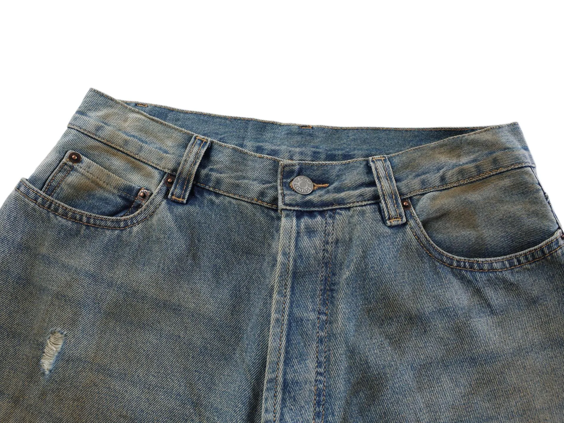 Acne Studios 26SS 100% ， 13–14oz ， ， ， ， ， ， Retro 。 ， ， Light Blue ， ， ， 。 ， 、 、 ， Retro 。 ， + ， ， ， ， ； + ， 。 ， ， ， Retro ， 。 ， ， ， ， Retro ， 。 Size:28-30-32-34